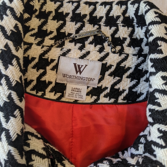 Worthington Houndstooth Swing Jacket - Picture 4 of 7